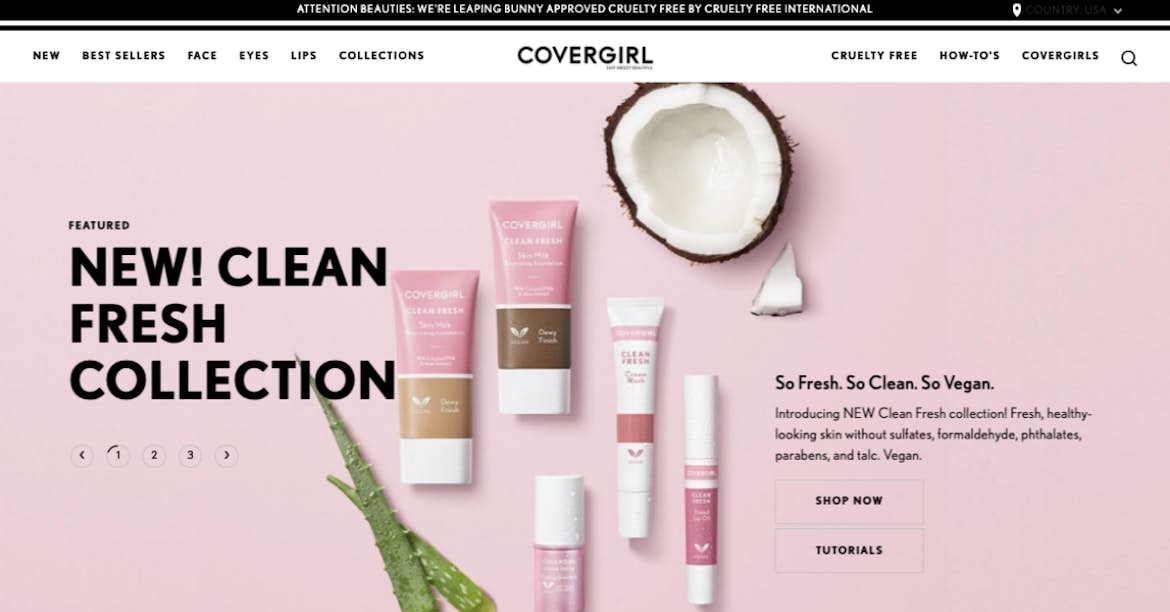Covergirl pink website