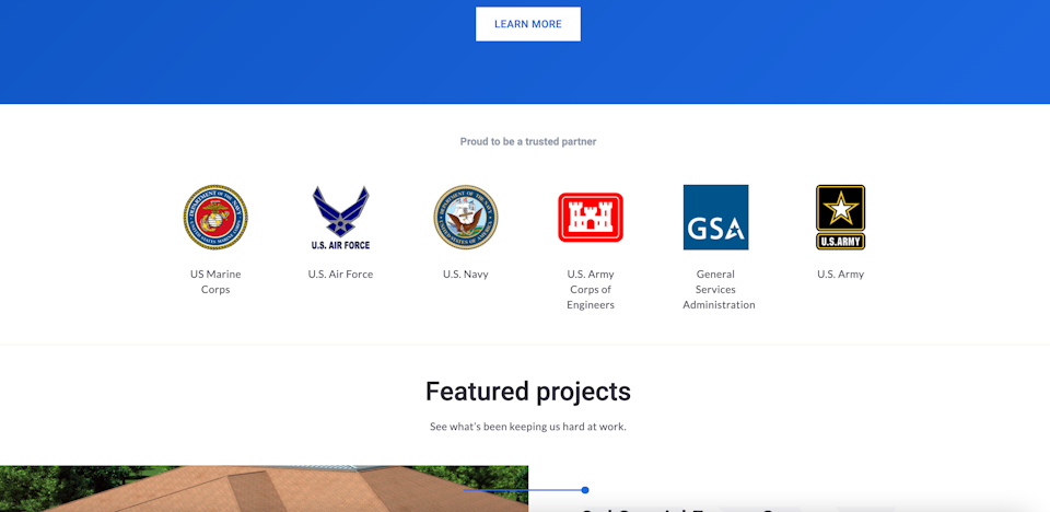 Windamir Construction partner logos homepage