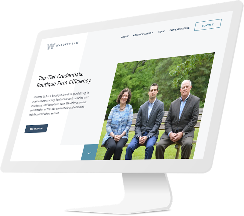 Web design for law firm